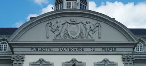 Fronton de la Maison Communale de Verviers